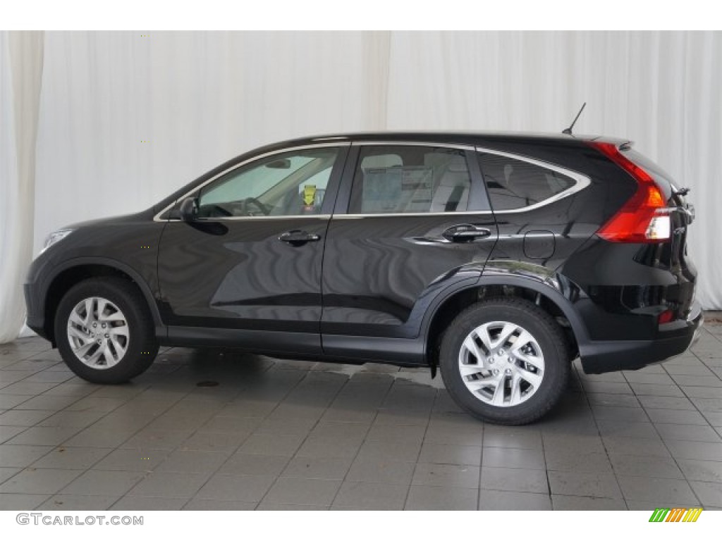 2016 CR-V EX - Crystal Black Pearl / Black photo #8