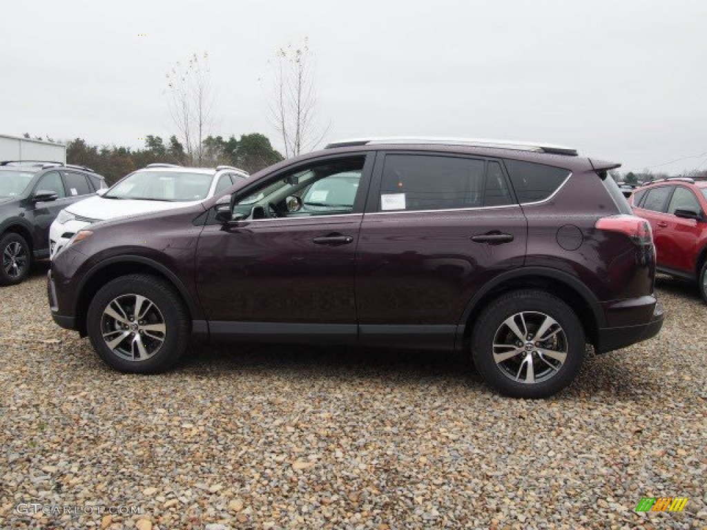 Black Currant Metallic 2016 Toyota RAV4 XLE AWD Exterior Photo #109193071