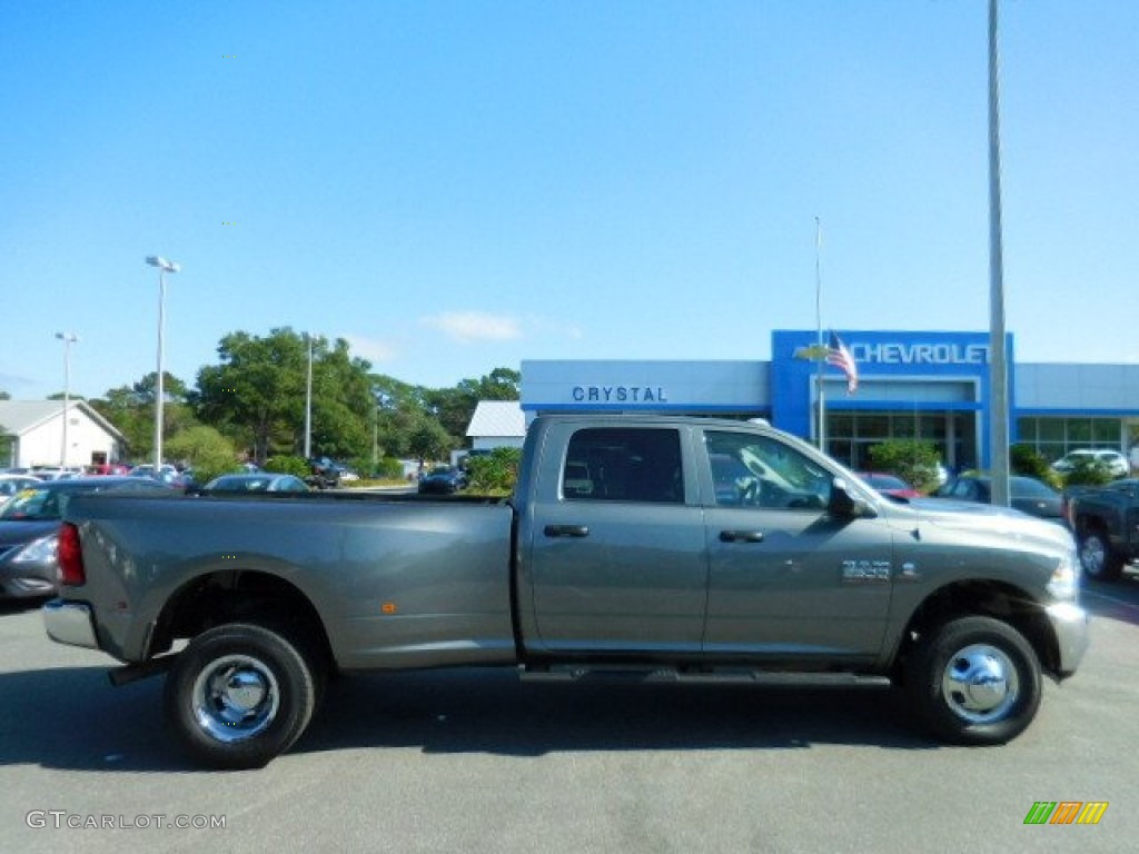 2013 3500 Tradesman Crew Cab 4x4 Dually - Mineral Gray Metallic / Black/Diesel Gray photo #9