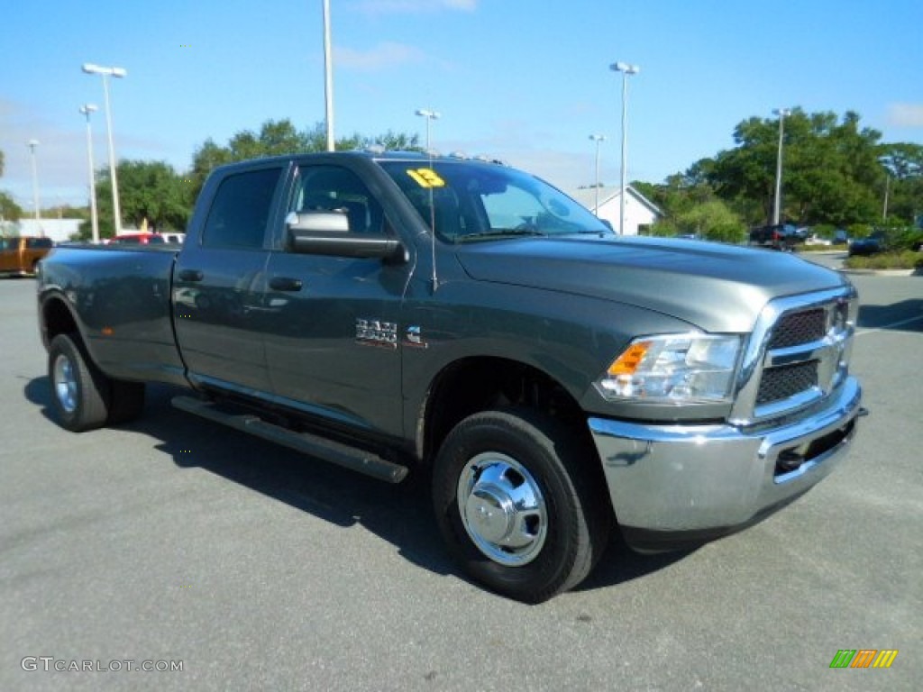 2013 3500 Tradesman Crew Cab 4x4 Dually - Mineral Gray Metallic / Black/Diesel Gray photo #10