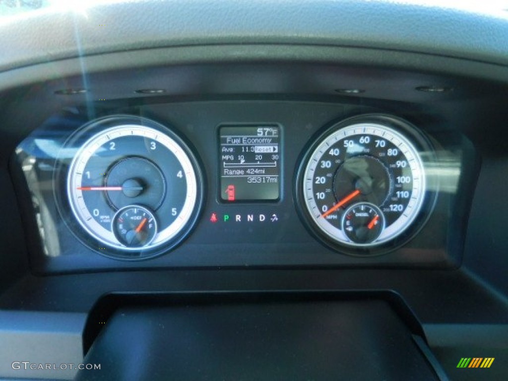 2013 3500 Tradesman Crew Cab 4x4 Dually - Mineral Gray Metallic / Black/Diesel Gray photo #18