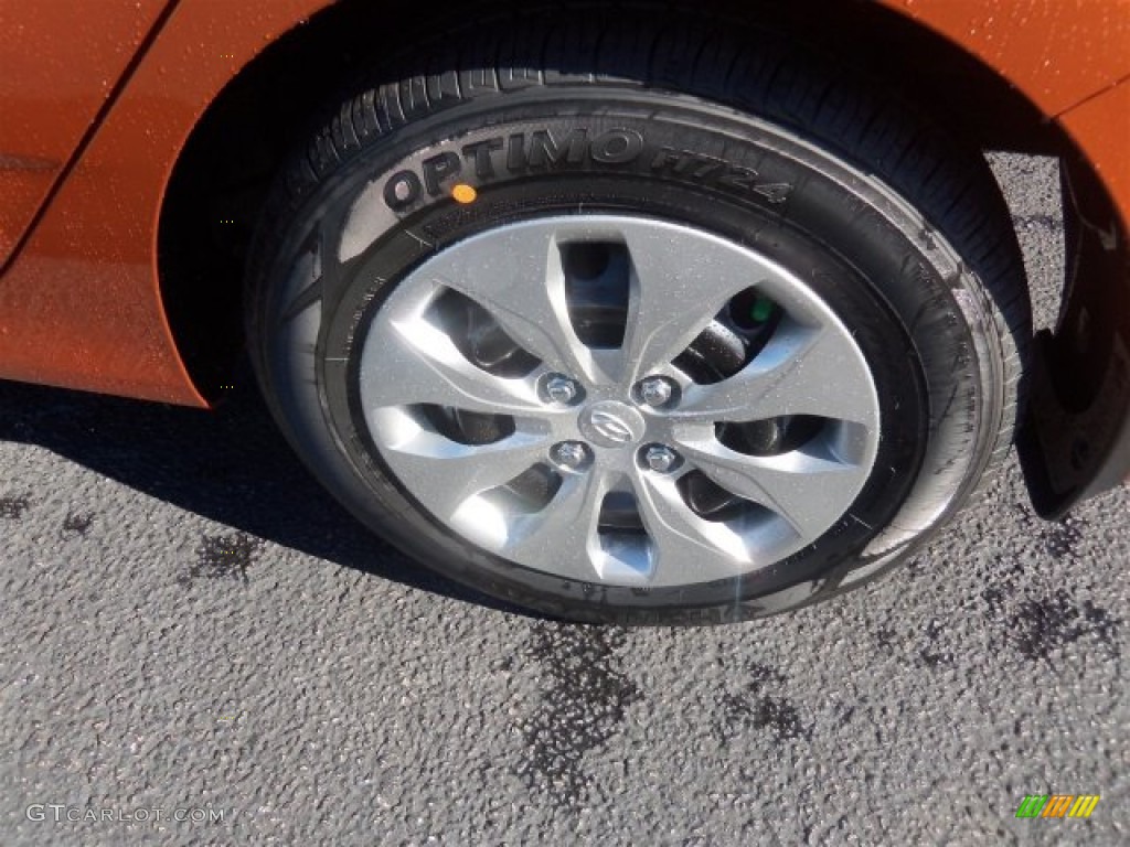 2016 Accent SE Hatchback - Vitamin C / Black photo #19