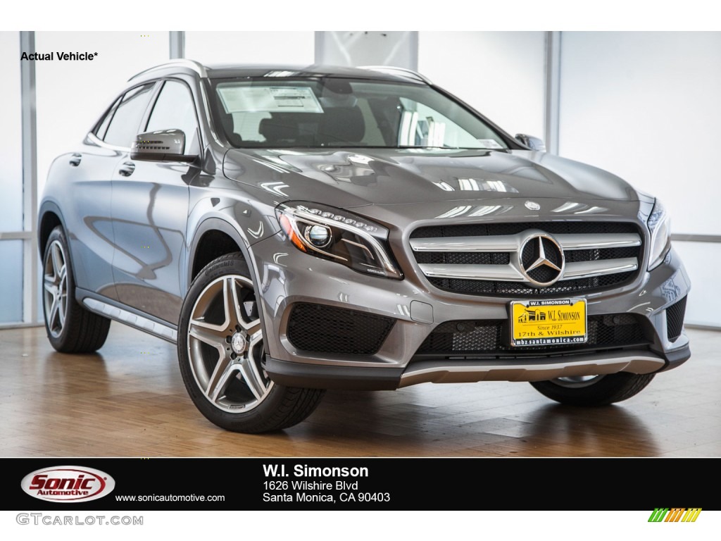 2016 GLA 250 - Mountain Grey Metallic / Black photo #1