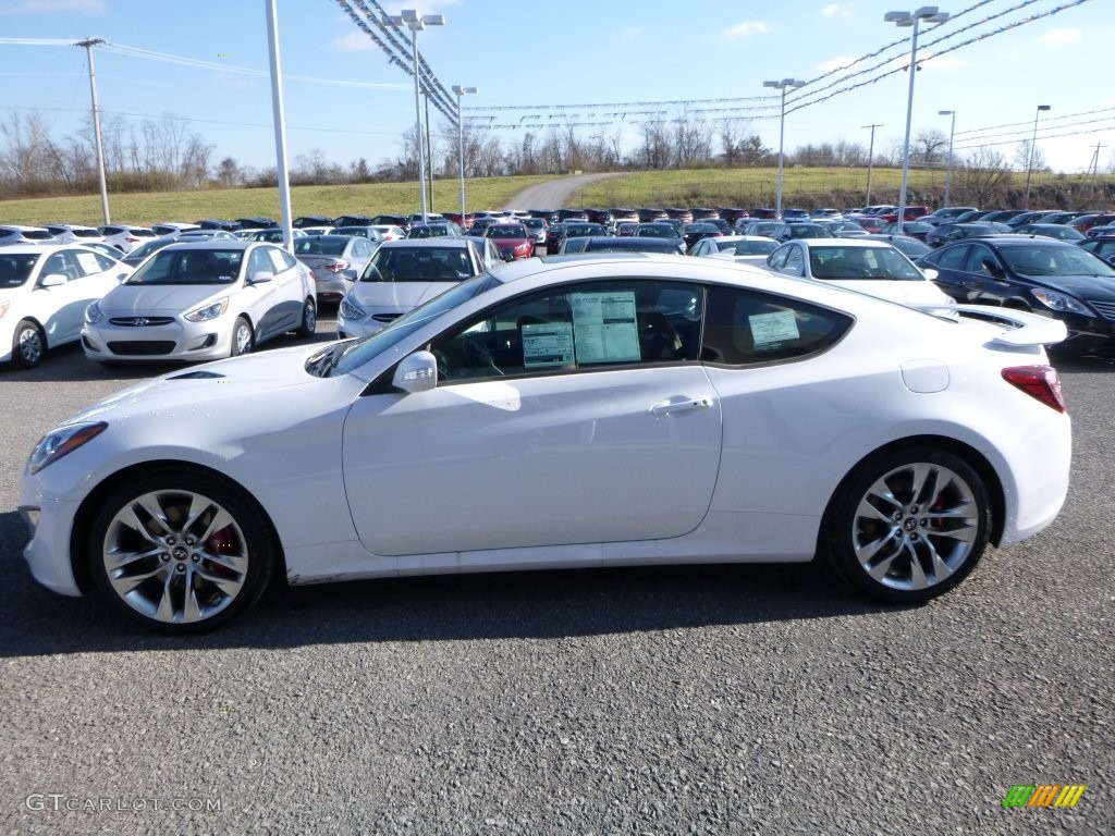 Casablanca White 2016 Hyundai Genesis Coupe 3.8 Ultimate Exterior Photo #109195504