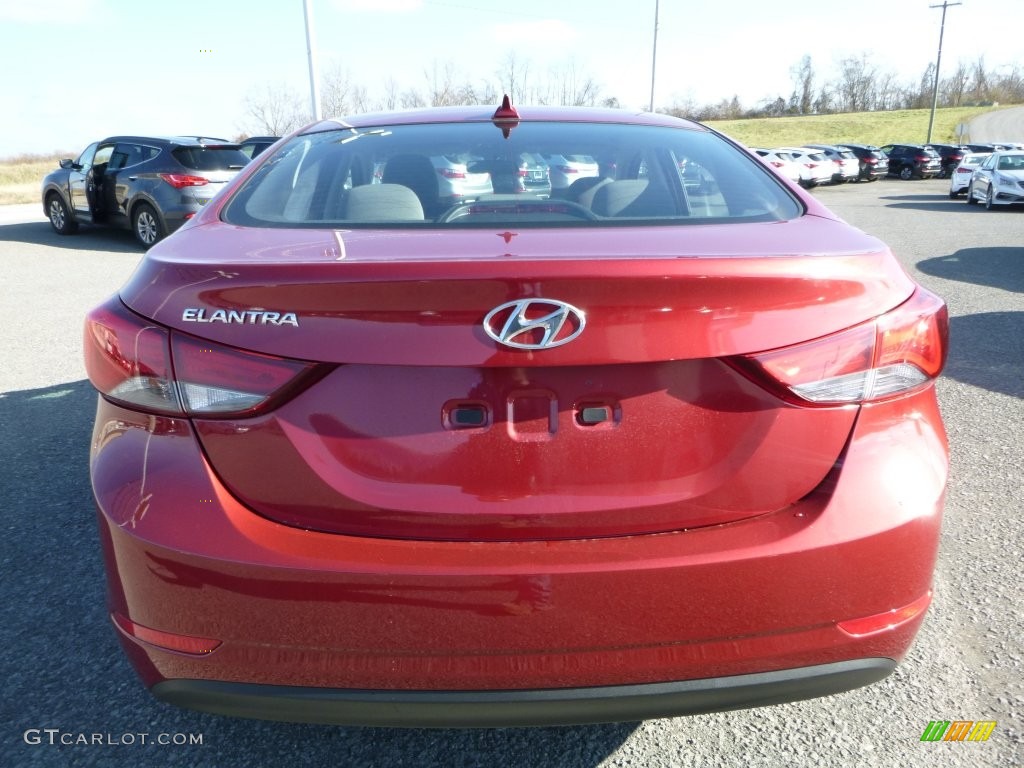 2016 Elantra SE - Red / Gray photo #8