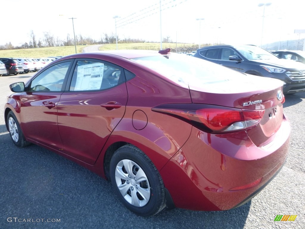 2016 Elantra SE - Red / Gray photo #9