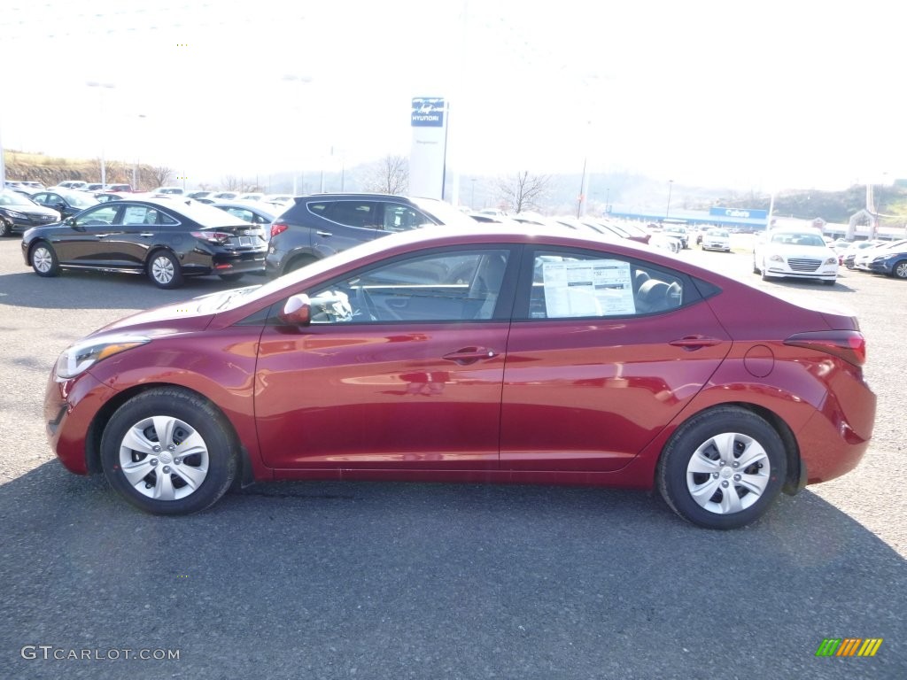 2016 Elantra SE - Red / Gray photo #10