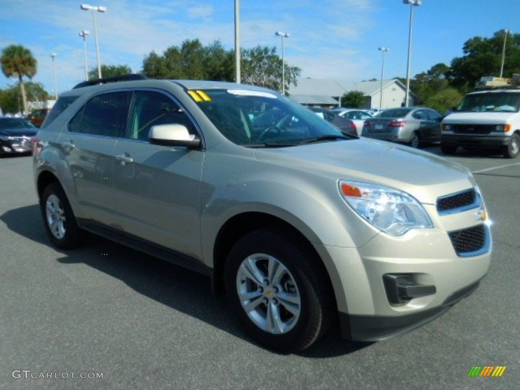 Gold Mist Metallic 2011 Chevrolet Equinox LT Exterior Photo #109196416