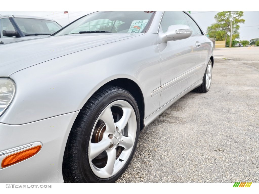 2005 CLK 320 Coupe - Brilliant Silver Metallic / Ash photo #55