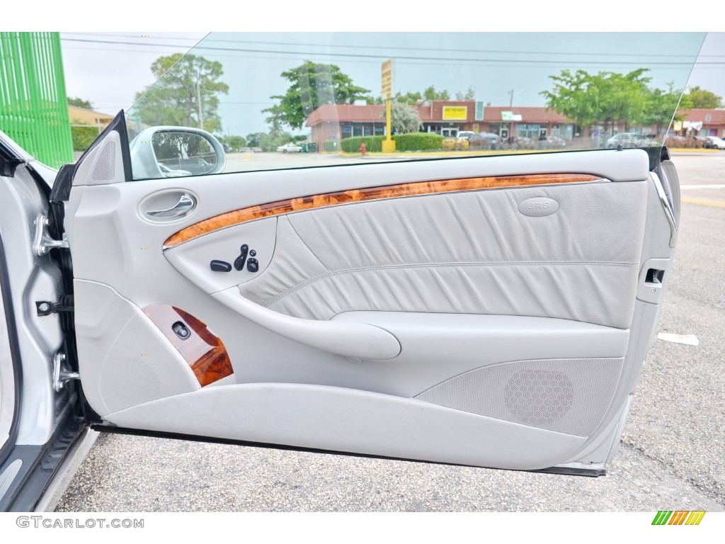 2005 CLK 320 Coupe - Brilliant Silver Metallic / Ash photo #80