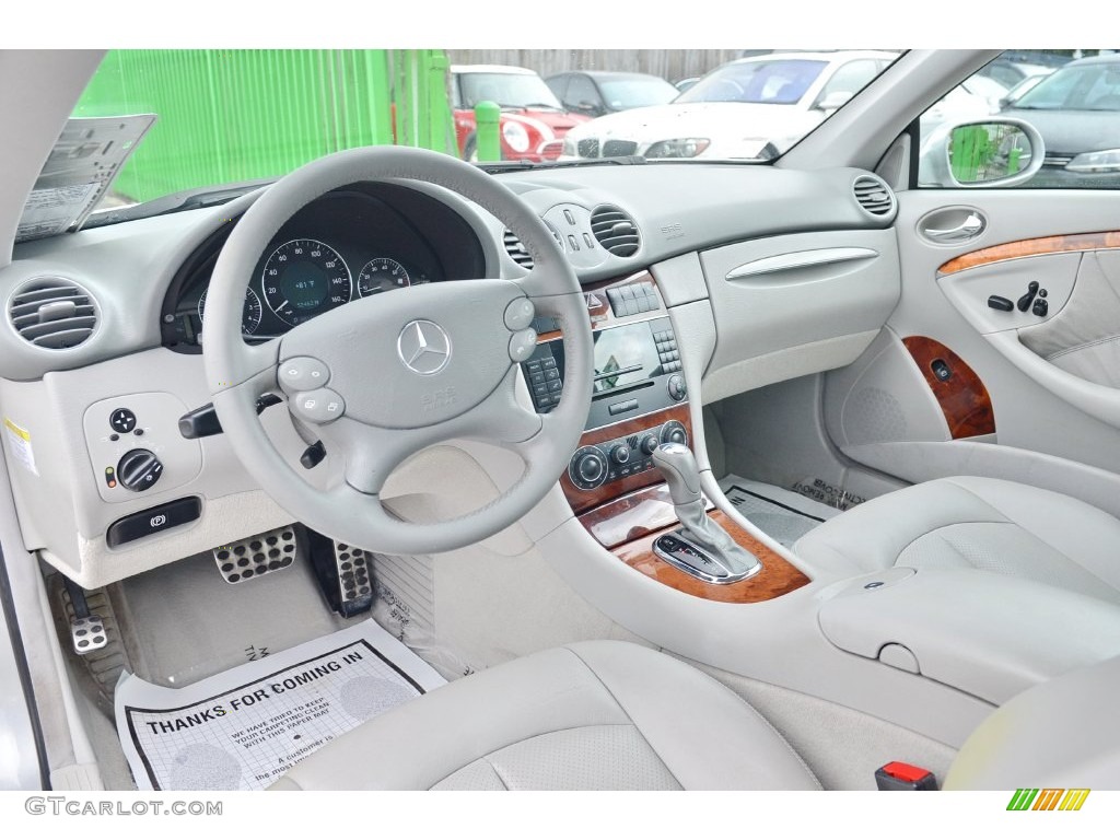 2005 CLK 320 Coupe - Brilliant Silver Metallic / Ash photo #102