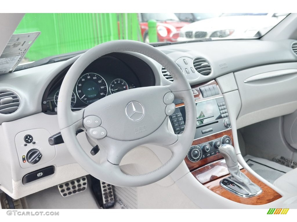 2005 CLK 320 Coupe - Brilliant Silver Metallic / Ash photo #103