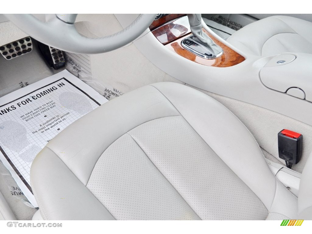 2005 CLK 320 Coupe - Brilliant Silver Metallic / Ash photo #104