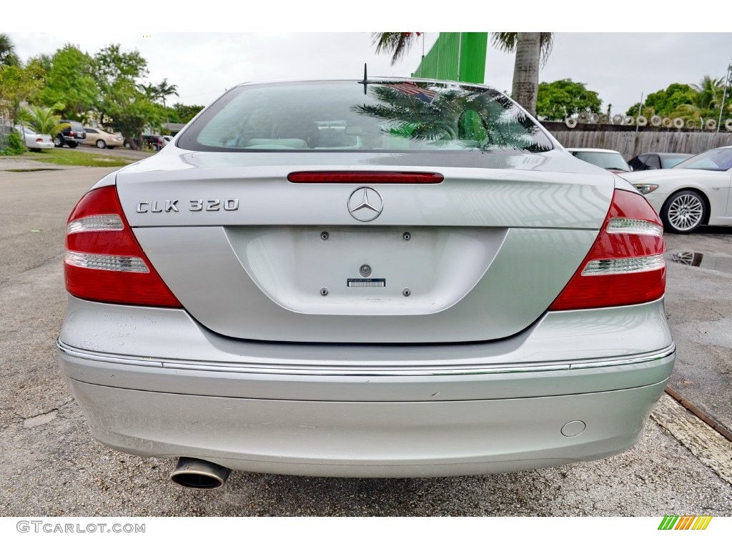 2005 CLK 320 Coupe - Brilliant Silver Metallic / Ash photo #108