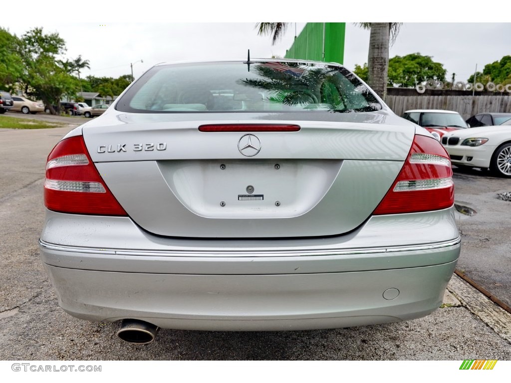 2005 CLK 320 Coupe - Brilliant Silver Metallic / Ash photo #109