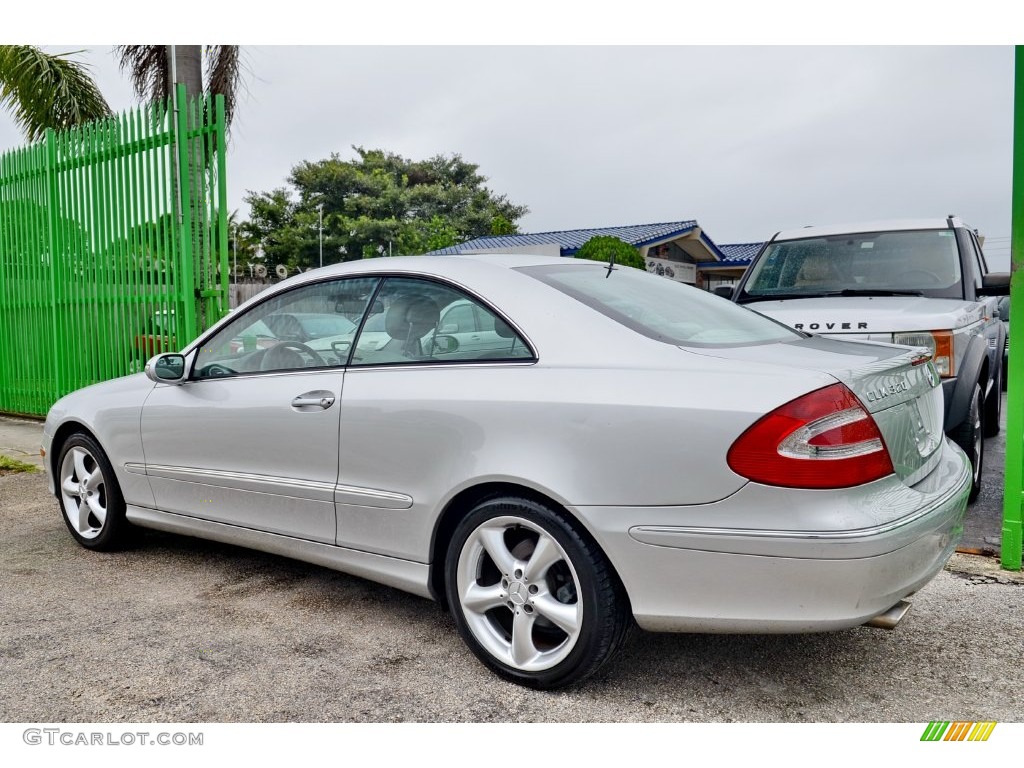 2005 CLK 320 Coupe - Brilliant Silver Metallic / Ash photo #111