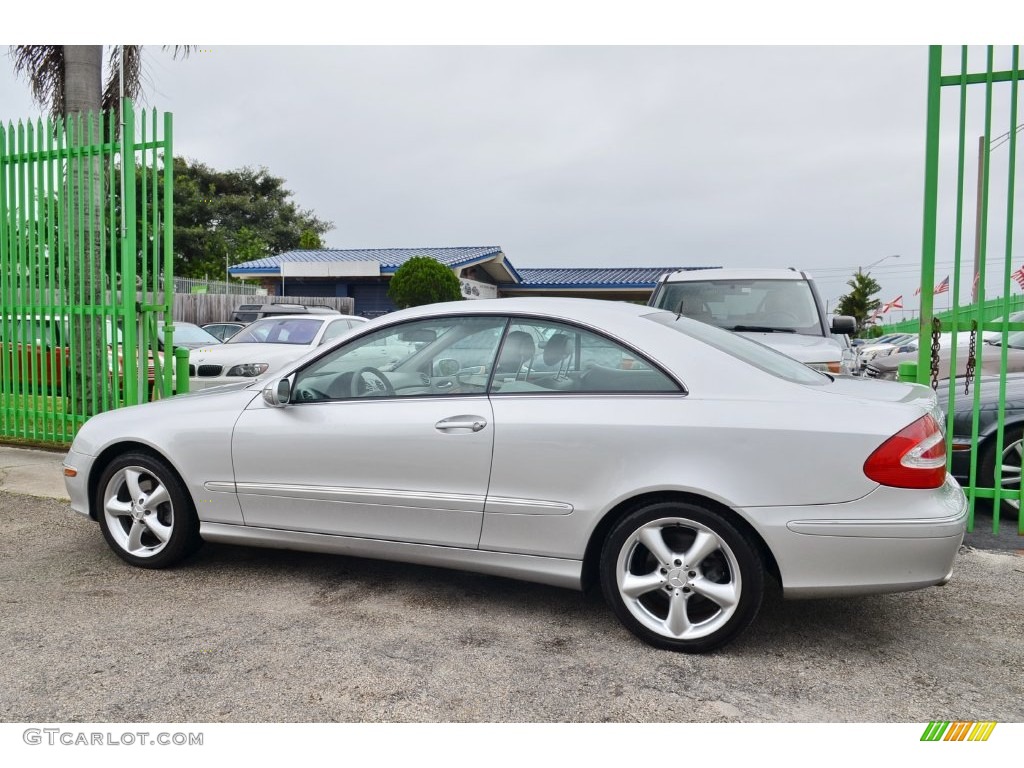 2005 CLK 320 Coupe - Brilliant Silver Metallic / Ash photo #112