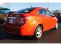 2012 Inferno Orange Metallic Chevrolet Sonic LT Sedan  photo #3
