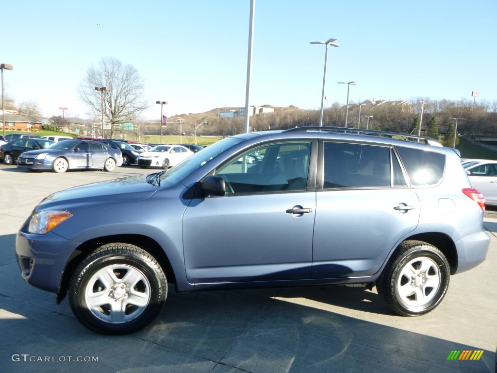 2012 RAV4 I4 4WD - Pacific Blue Metallic / Ash photo #10