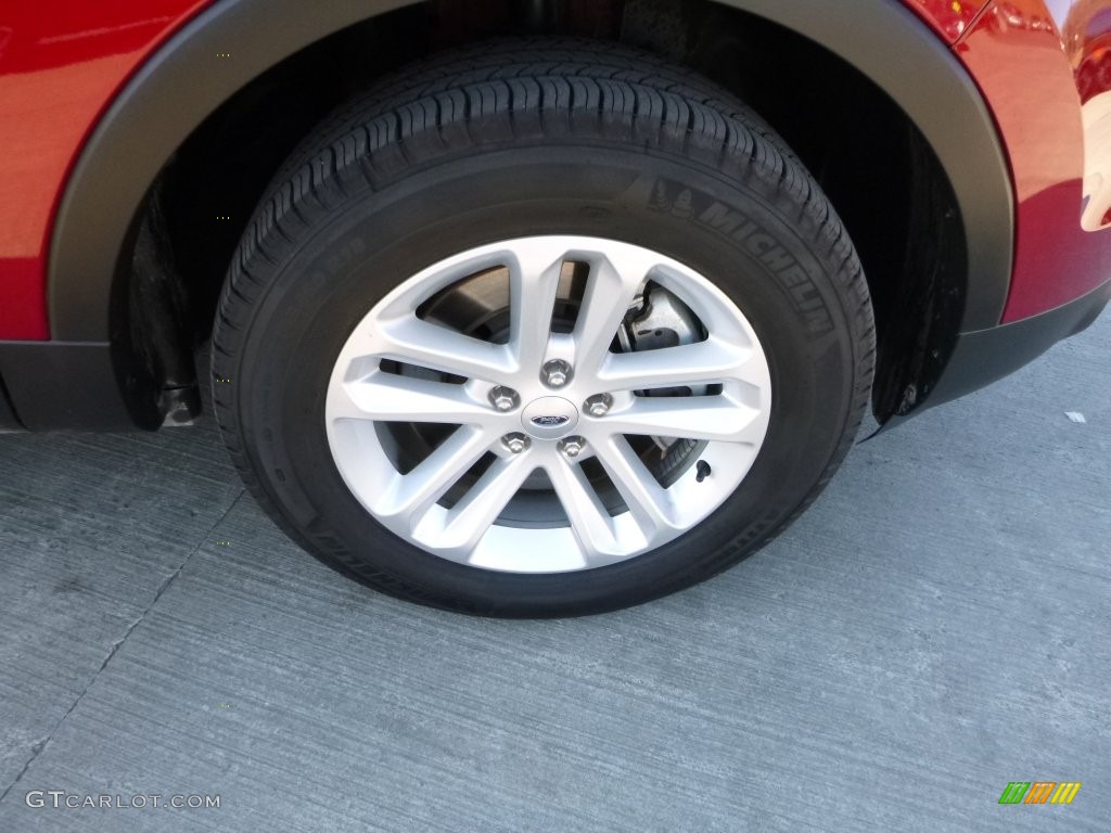 2015 Explorer XLT 4WD - Ruby Red / Charcoal Black photo #2