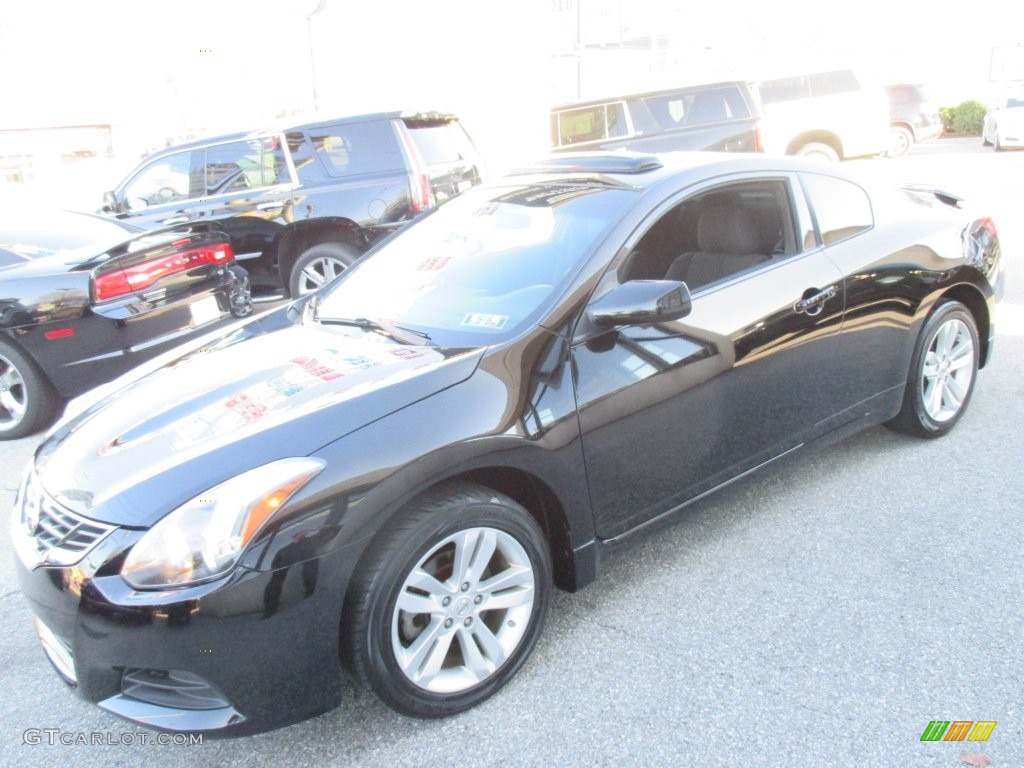 2010 Altima 2.5 S Coupe - Crimson Black / Charcoal photo #3