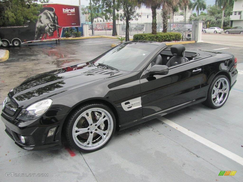 Black Mercedes-Benz SL