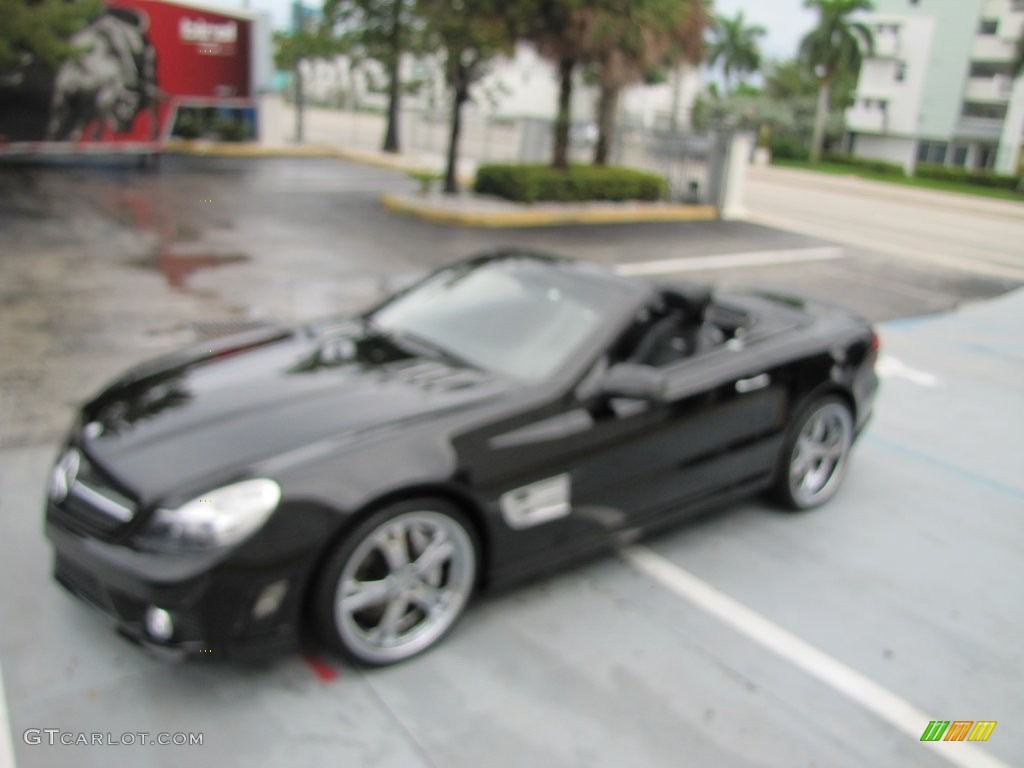 2012 SL 63 AMG Roadster - Black / Black photo #22