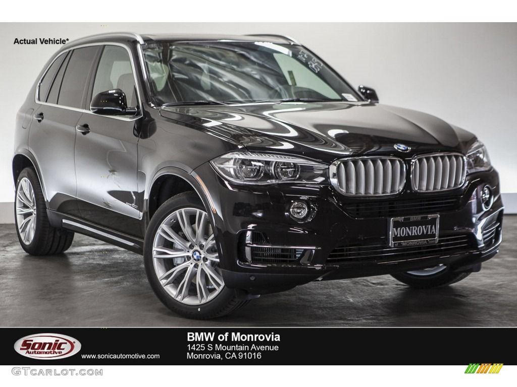 2016 X5 xDrive50i - Ruby Black Metallic / Amaro Brown photo #1