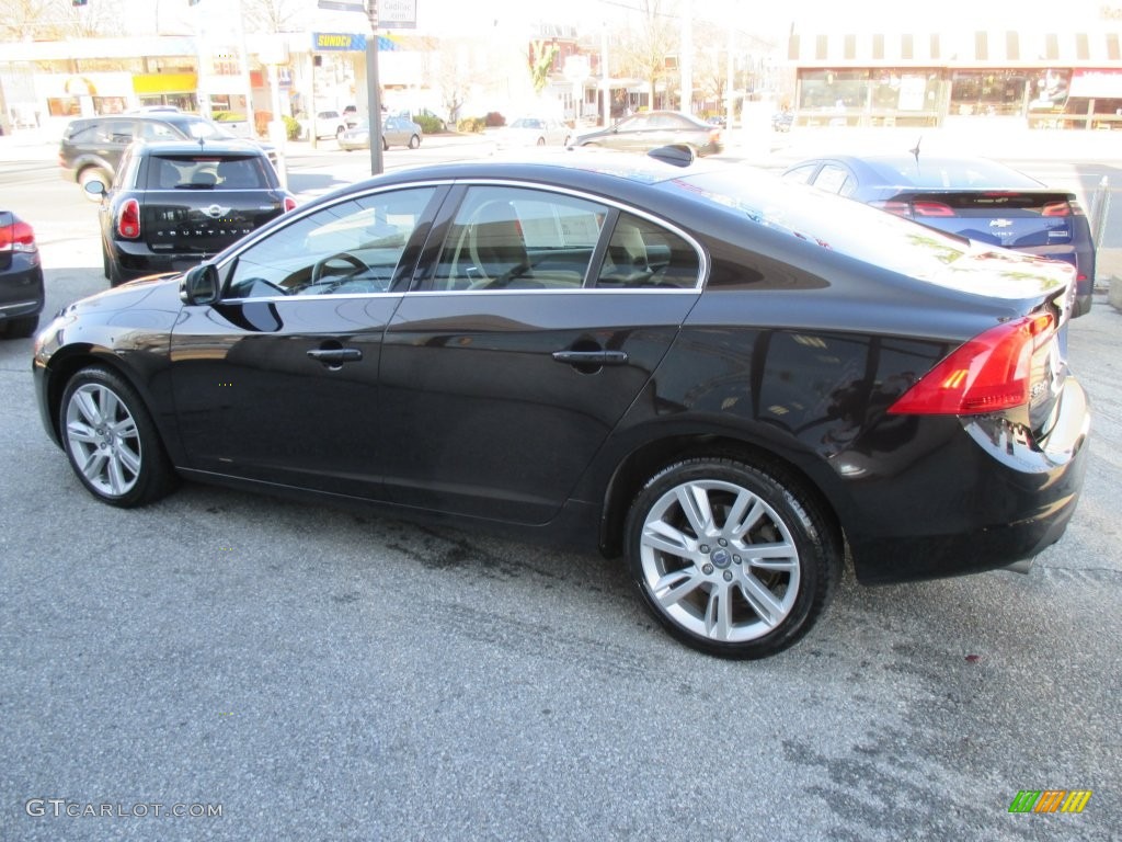 2011 S60 T6 AWD - Black / Soft Beige/Off Black photo #4