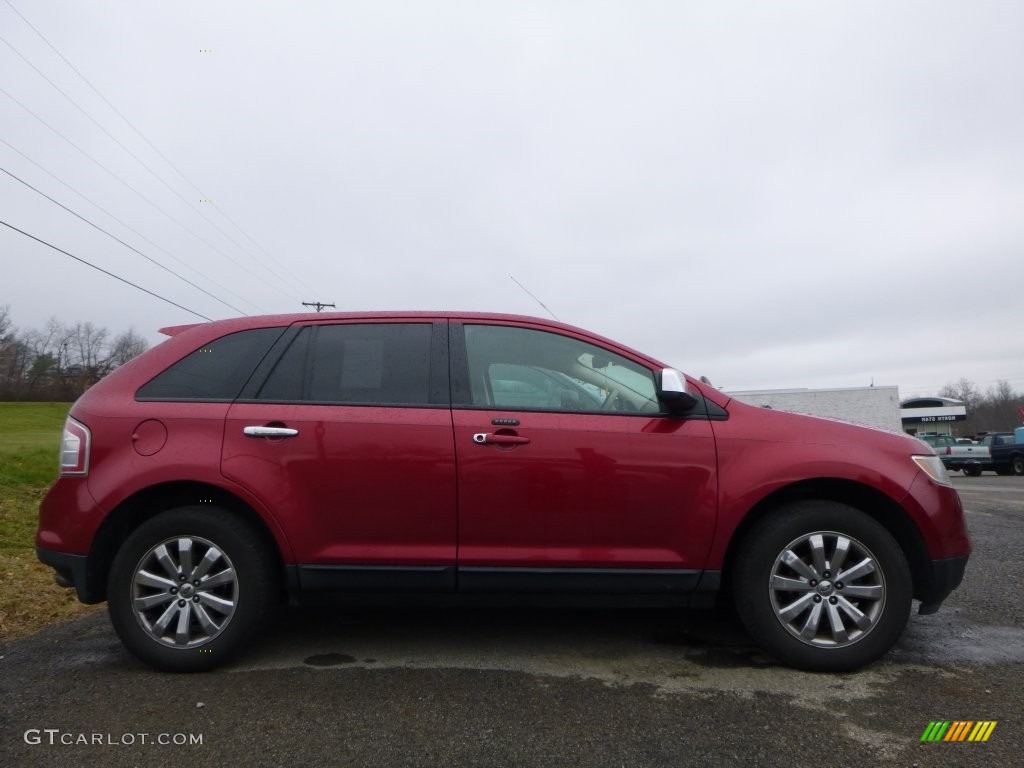 2007 Edge SEL - Redfire Metallic / Camel photo #13