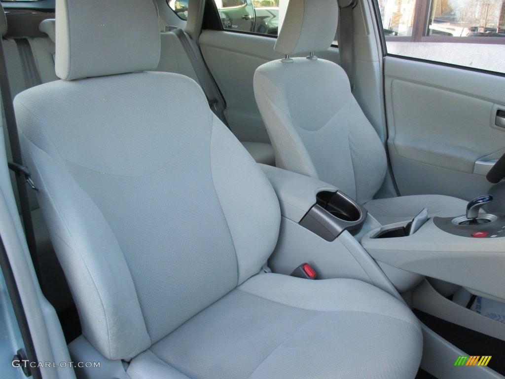 2014 Prius Two Hybrid - Sea Glass Pearl / Bisque photo #27