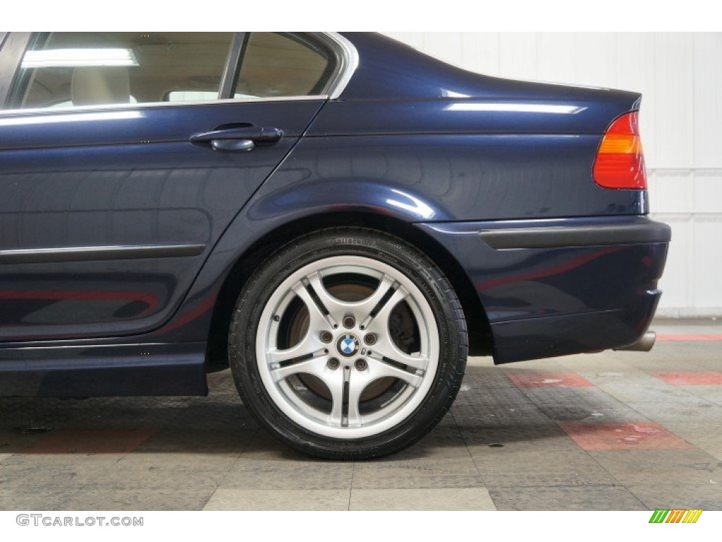 2003 3 Series 330i Sedan - Orient Blue Metallic / Grey photo #72