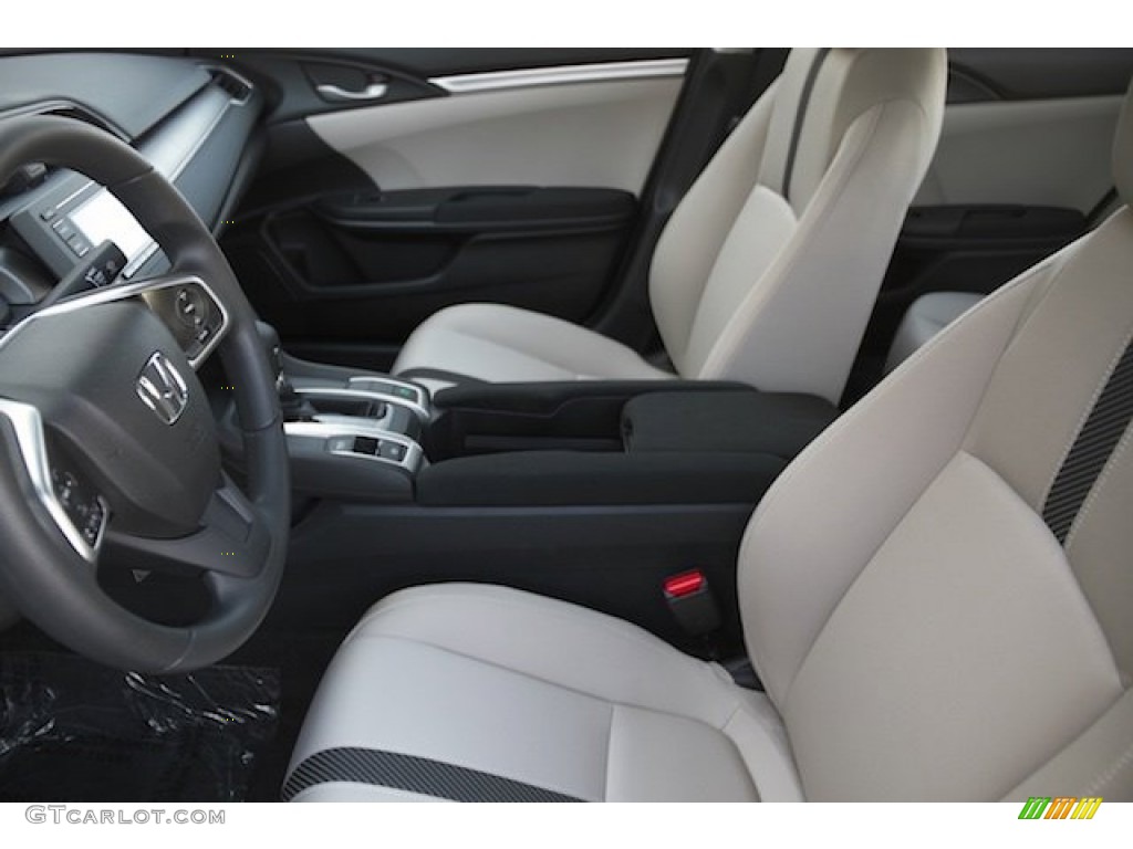 2016 Civic LX Sedan - Taffeta White / Ivory photo #8