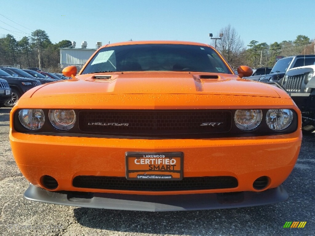 2014 Challenger SRT8 Core - Header Orange / Dark Slate Gray photo #2