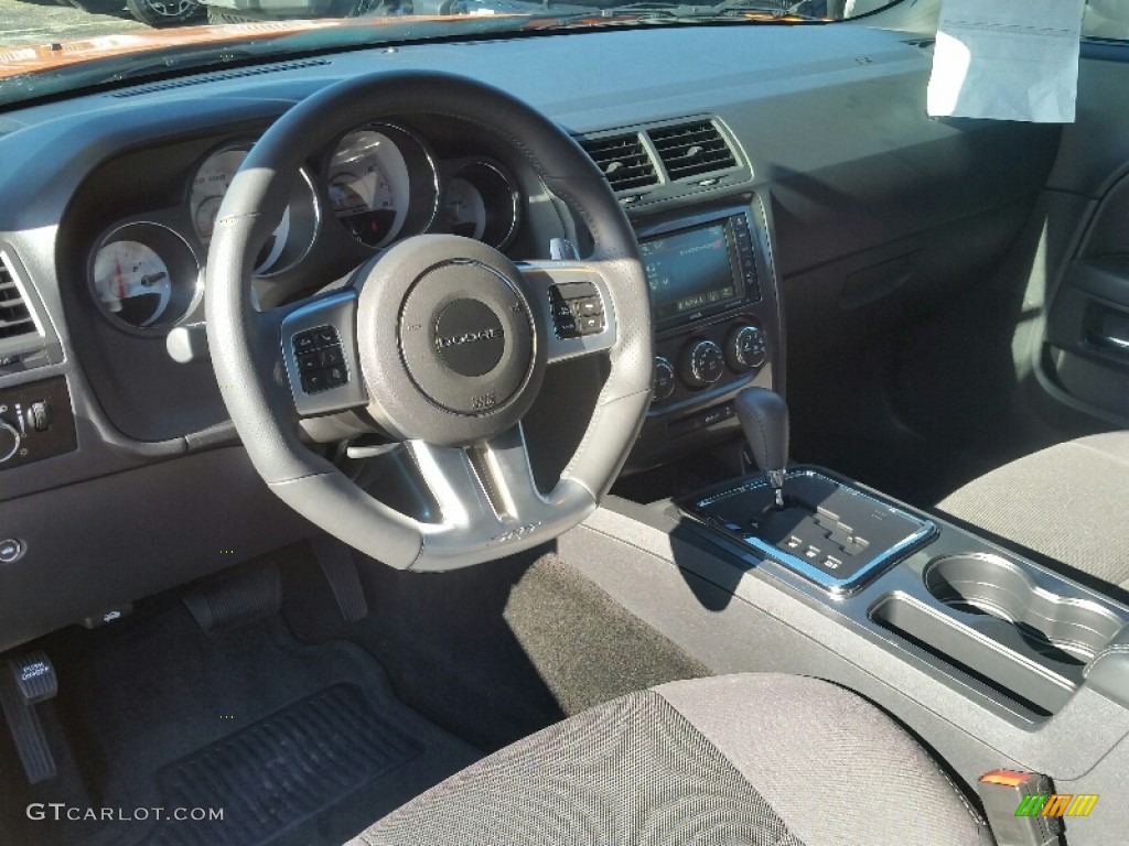 Dark Slate Gray Interior 2014 Dodge Challenger SRT8 Core Photo #109207965