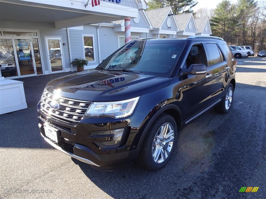 2016 Explorer Limited 4WD - Shadow Black / Ebony Black photo #3