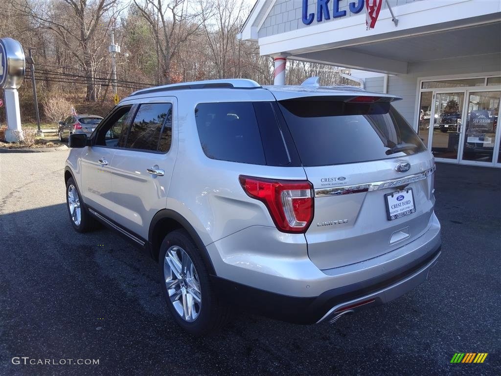 2016 Explorer Limited 4WD - Ingot Silver Metallic / Ebony Black photo #5
