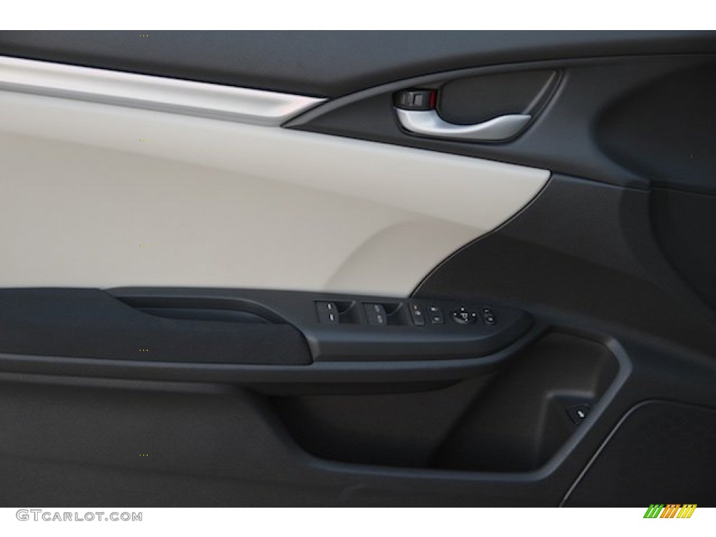 2016 Civic LX Sedan - Taffeta White / Ivory photo #7