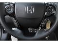 2016 Honda Accord Black Interior Steering Wheel Photo