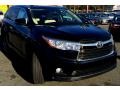 2016 Midnight Black Metallic Toyota Highlander XLE AWD  photo #1