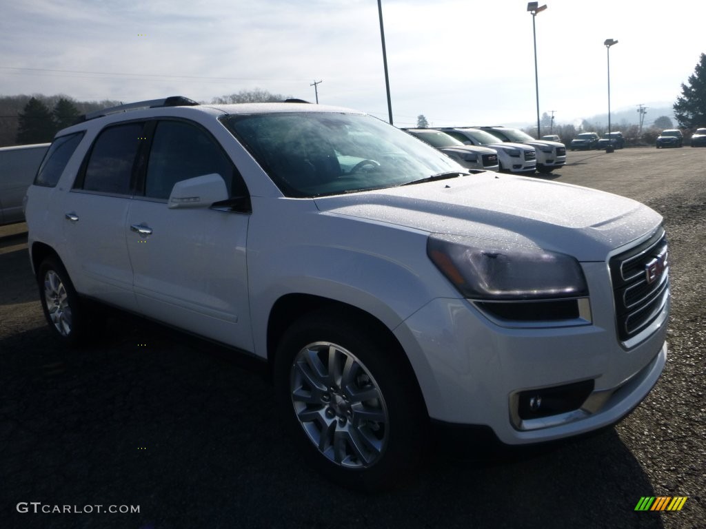 2016 Acadia SLT AWD - White Frost Tricoat / Ebony photo #13