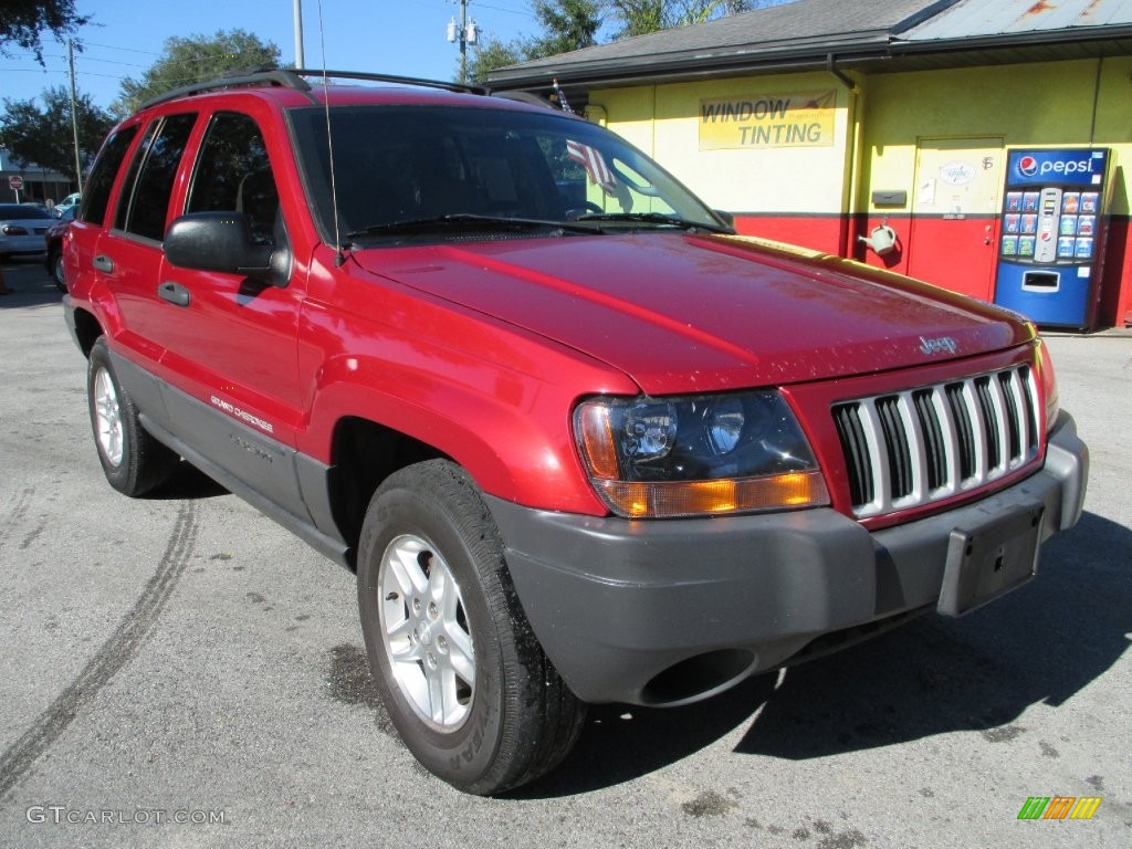 2004 Grand Cherokee Laredo - Inferno Red Pearl / Sandstone photo #1