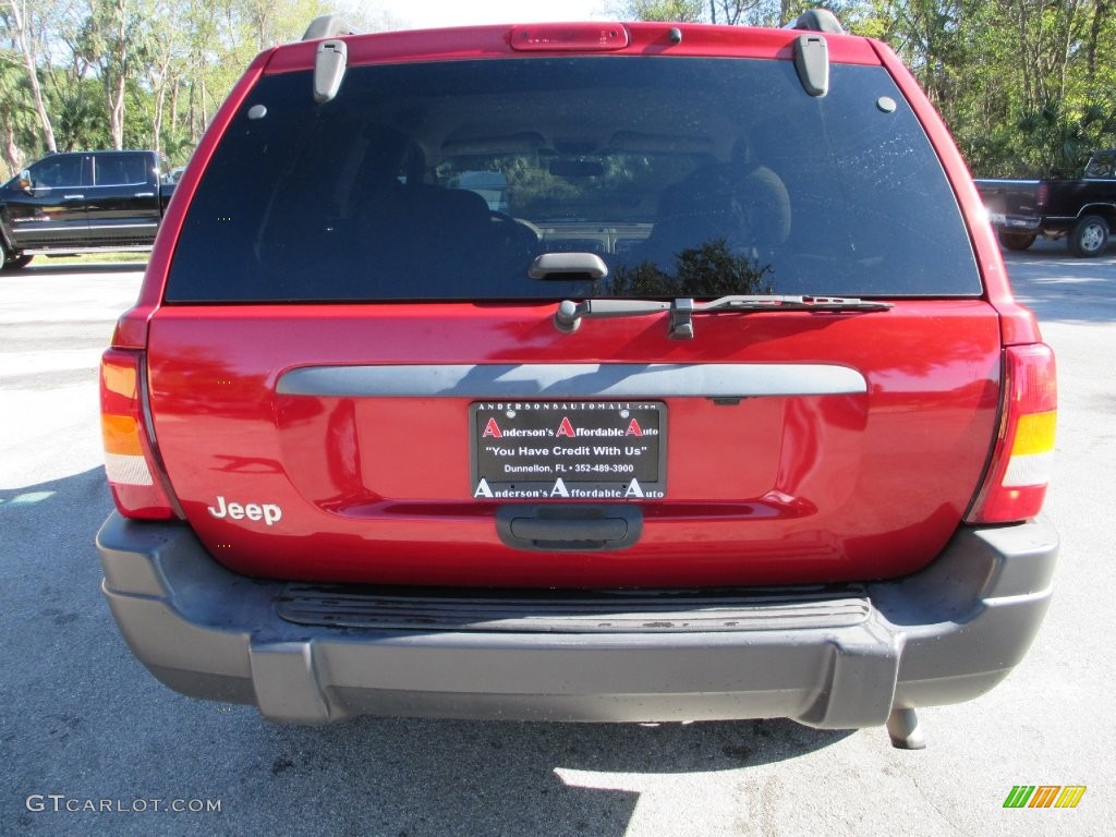 2004 Grand Cherokee Laredo - Inferno Red Pearl / Sandstone photo #4