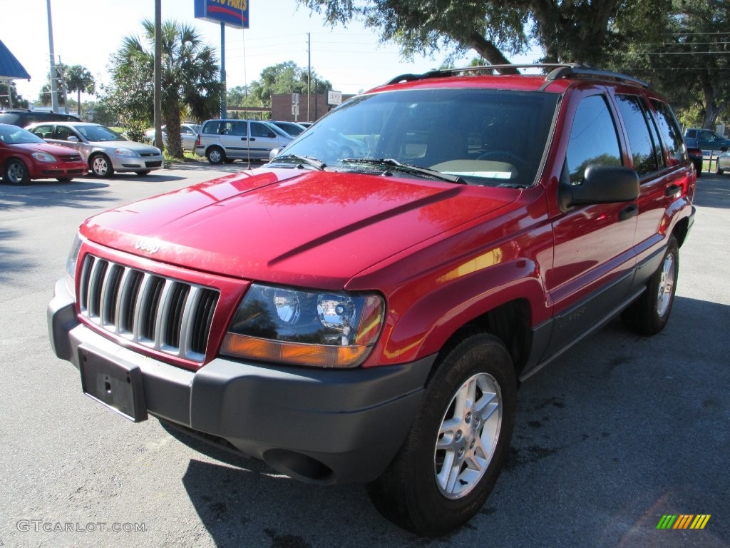 2004 Grand Cherokee Laredo - Inferno Red Pearl / Sandstone photo #7