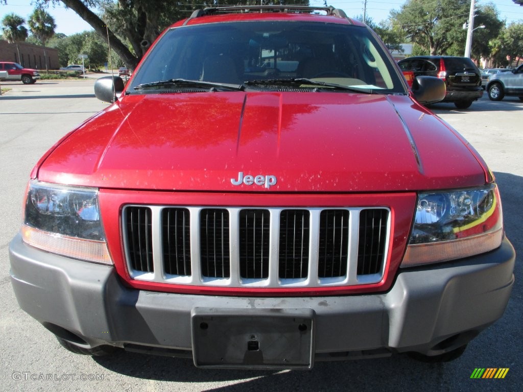 2004 Grand Cherokee Laredo - Inferno Red Pearl / Sandstone photo #8
