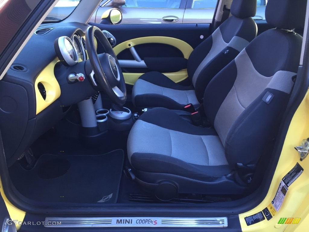 2005 Cooper S Hardtop - Liquid Yellow / Black/Panther Black photo #13