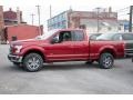 Ruby Red 2016 Ford F150 XLT SuperCab 4x4 Exterior