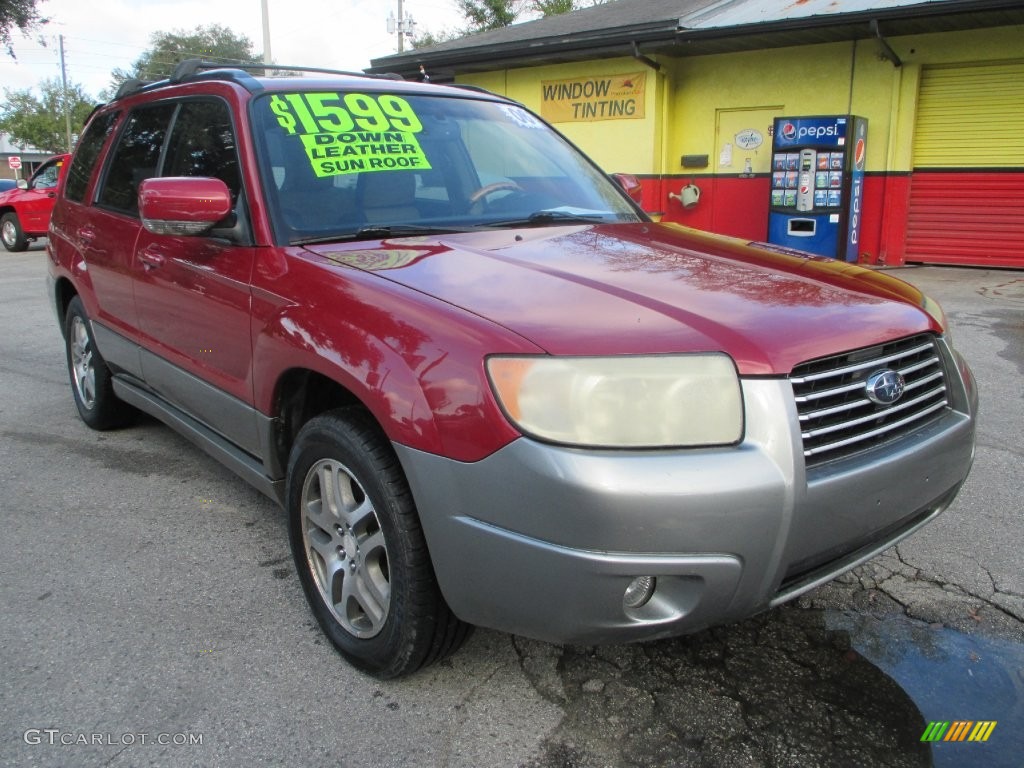 Garnet Red Pearl Subaru Forester