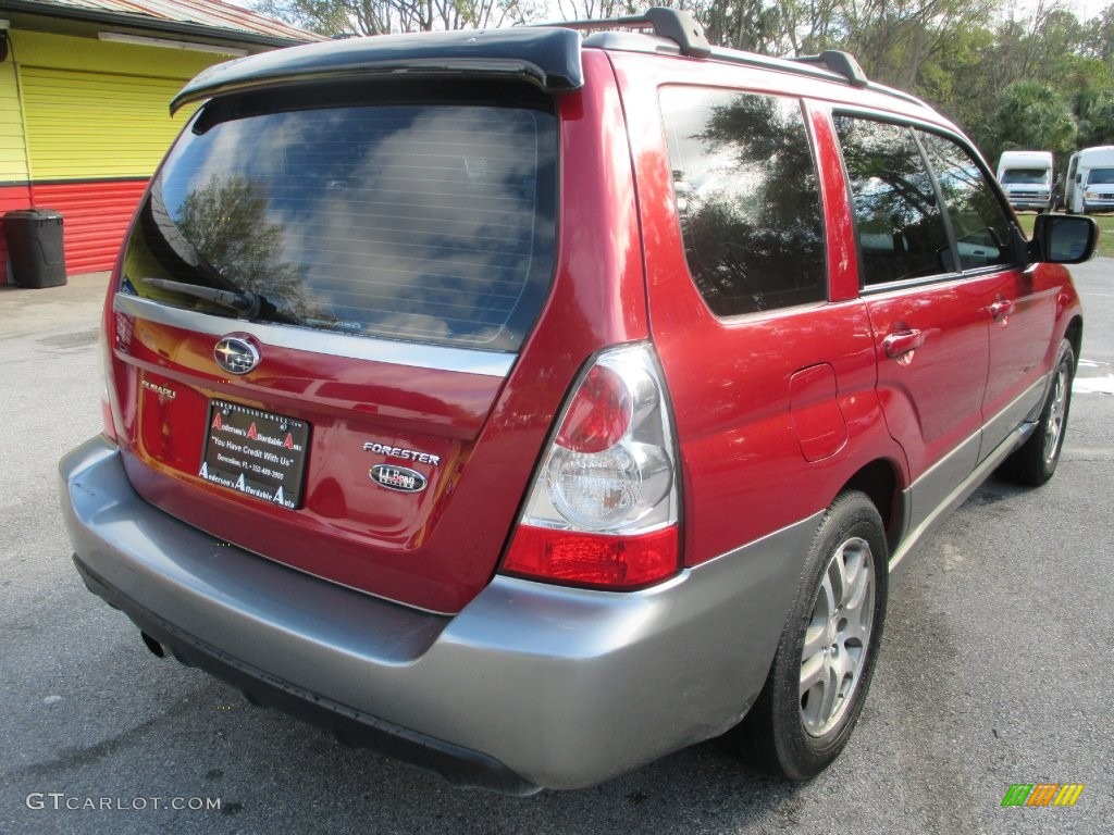 2006 Forester 2.5 X L.L.Bean Edition - Garnet Red Pearl / Desert Beige photo #3