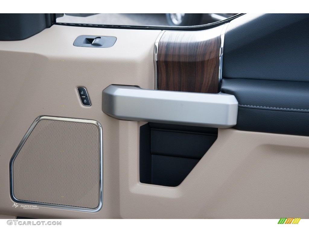 2016 F150 Lariat SuperCab 4x4 - Oxford White / Medium Light Camel photo #10